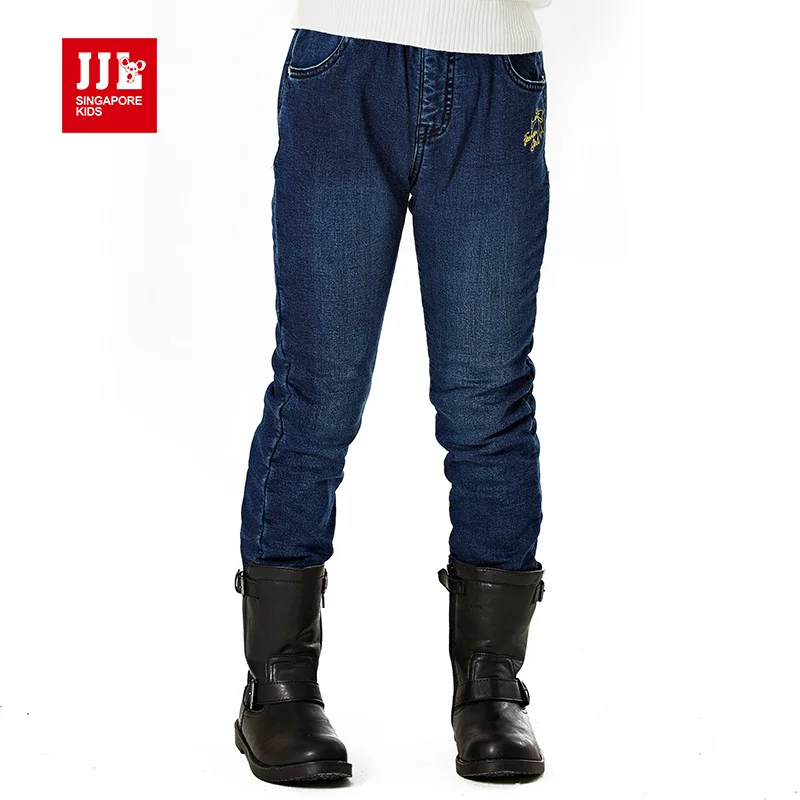jeans with warm lining