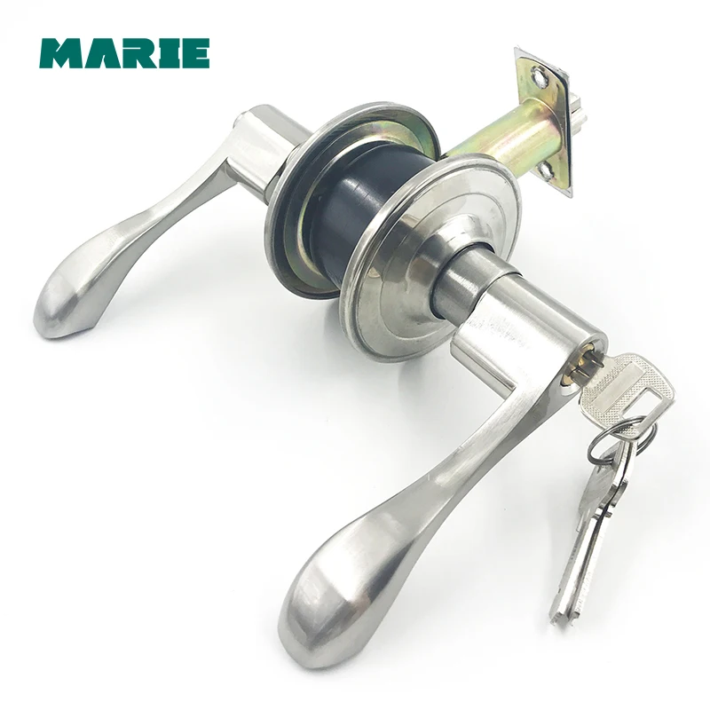 door lock made of Zinc alloy, handle lock for wooden door