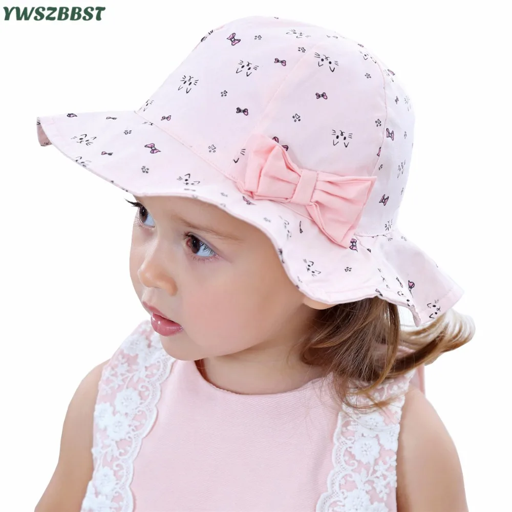 Newborn Baby Girl Boy Fashion Summer Sun Polka Dots Beanie Hat Cap 2-12 Months