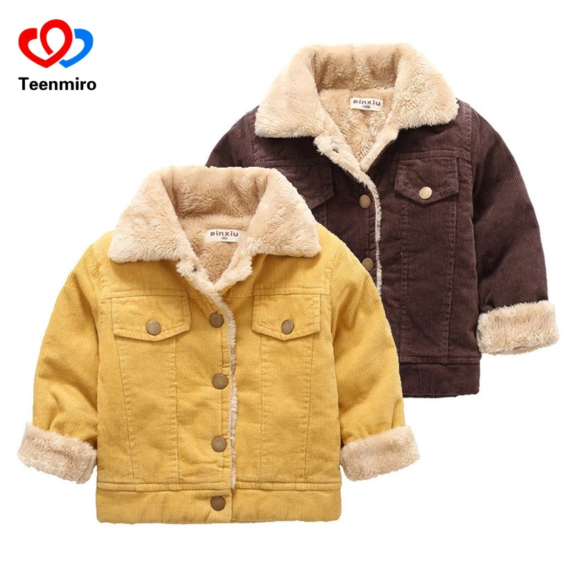 

Winter Fashion Kids Boys Jackets Toddler Girls Fur Fleece Cardigan Jacket Baby Blazer Coat Children Long Sleeve Casual Clothing