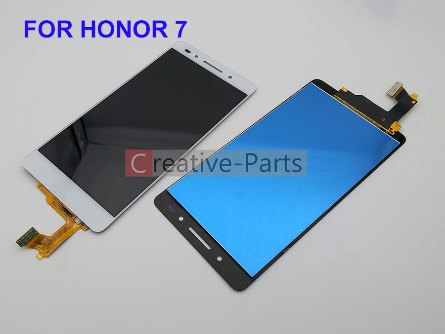 Original LCD For Huawei Honor 7 White Color With Touch Glass Digitizer Assembly Display Screen Replacement Parts | Мобильные