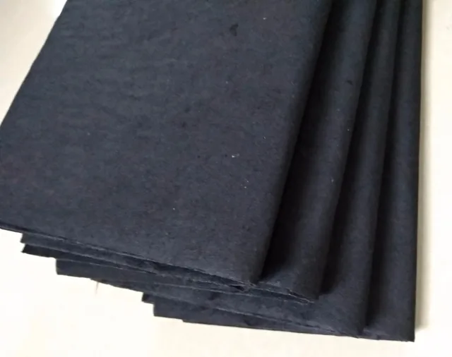 Black Color Super easy tearaway Embroidery Stabilizer backing fabric