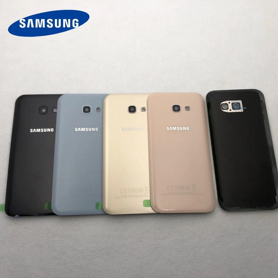 Для samsung Galaxy A3 A5 A7 A320 A520 A720 Full Корпус чехол сзади Батарея Дверь чехол A320F A520F A720F средняя рамка