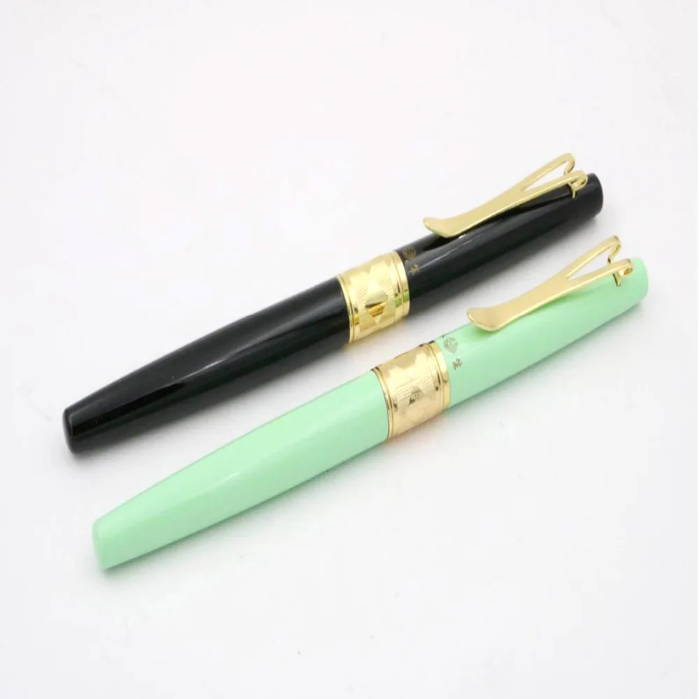 

WINGS GOLDEN Metal F Nib Finance Fountain Pen