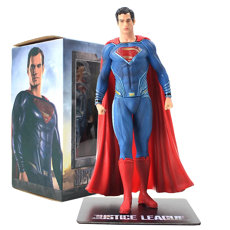 

18cm Avengers Justice League Superman Statue ARTFX Action Figures Collection Model Toy Gift For Kids