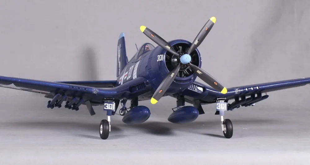 FMS 1400 мм 1,4 м F4U Corsir синий 6CH с закрылками втягивается PNP RC самолет Gaint Warbird радиоуправляемая модель самолета