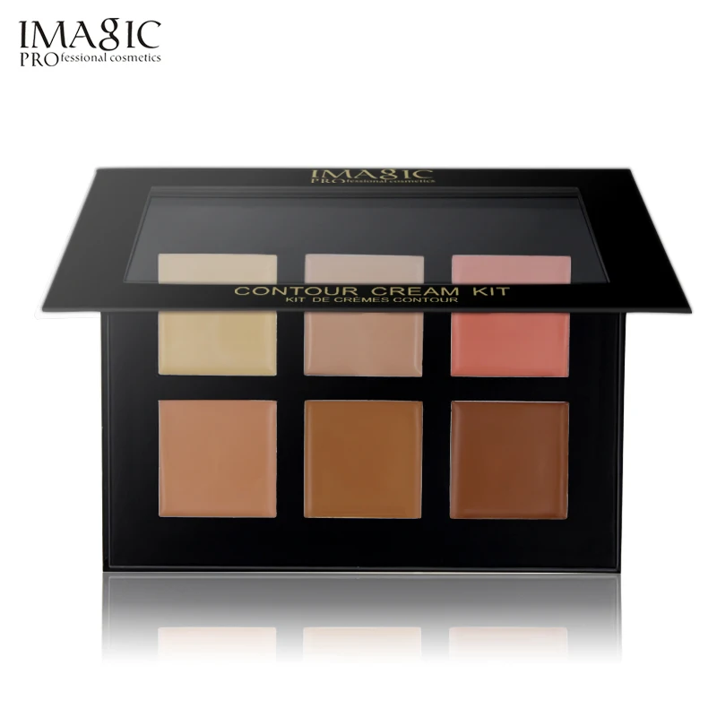 

IMAGIC Concealer Cream Palette Contour Kit 6 Colors Makeup Palette Concealer Face Primer Face Makeup