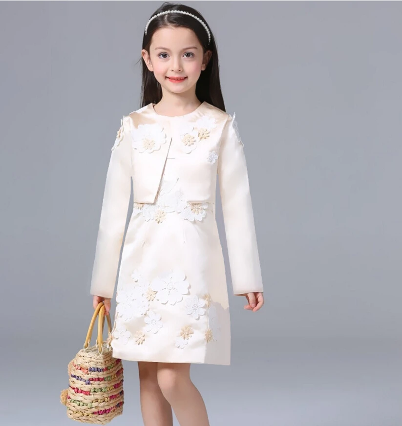 Flower Girls Dresses For Girls Party And Wedding Princess Short Sleeve