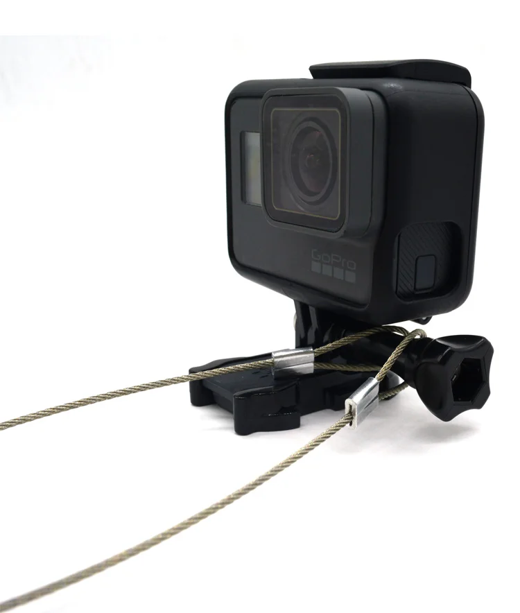 Аксессуары LANBEIKA для GoPro 30/60 см трос из нержавеющей стали Go Pro Hero 9 8 7 6 5 Session SJCAM SJ4000 SJ8