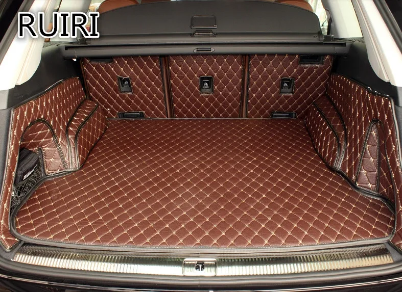 Good mats! Special trunk mats for Audi Q7 5 seats 2018 2015 wear