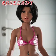 2016 NEW 140cm Top quality A-Cup silicone anal sex doll, lifelike black love dolls, sex toys for men silicone dolls real pussy