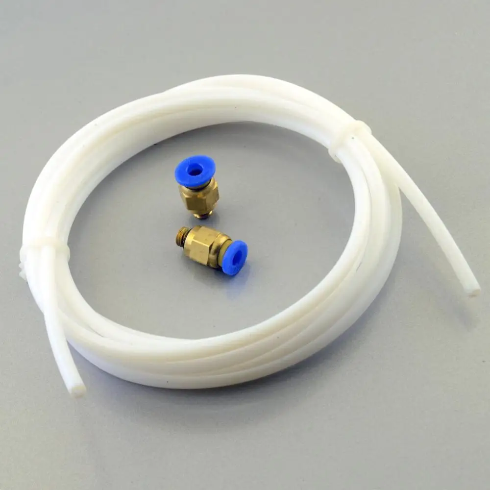 2 метров ptfe тефлон + X pc4-m6 пресс для RepRap 3D-принтеры Боуден hotend 1.75 мм Быстрая
