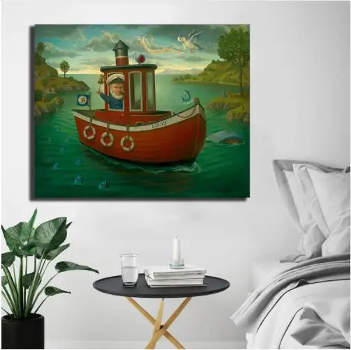 

Modern Wall Art Painting Gifts Mark Ryden Childish Strange Dark World Queen Bee Posters Art Picture Canvas Decor No Frame