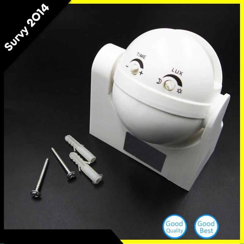 

High quality 110-220V 180 Degree Outdoor IP44 Security PIR Infrared Motion Sensor Detector Movement Switch Max 8m ET039