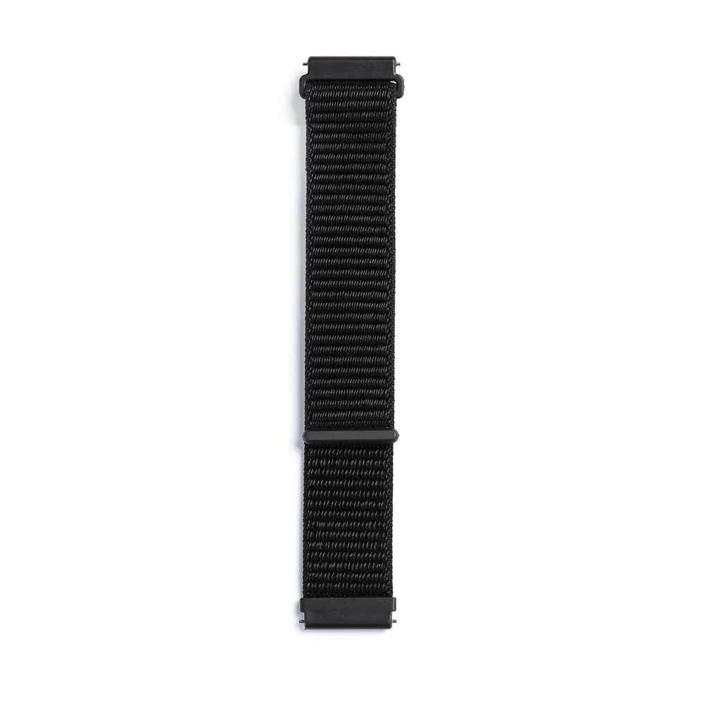 20 мм/22 мм/ткань нейлоновый ремешок для samsung Galaxy Watch 46 мм 42 мм браслет для Шестерни S3 S2 классический Frontier спортивный ремешок для наручных часов - Цвет ремешка: Dark Black