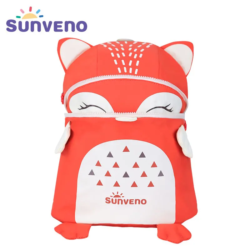 Sunveno анти-потерянный Детский Рюкзак Mochila детские рюкзаки детские ремни безопасности поводок для ребенка рюкзак для прогулок - Цвет: Fox