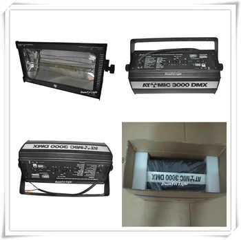 

Flightcase Packing 4pcs dmx512 3000W strobe light 3000 strobe dj flash strobe lighting equipment nightclub strobe light