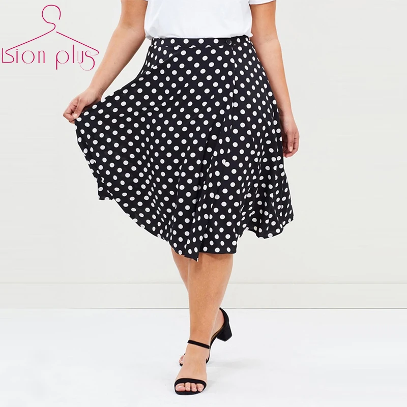 Сетчатая юбка в складку Плюс Размер Женская юбка 5xl 6xl 7xl летние асимметричные юбки женские s Perspective Faldas Mujer Moda Новинка