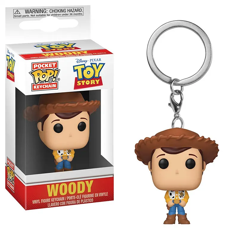 FUNKO Поп мультфильм Pockey брелок История игрушек Вуди Базз Лайтер инопланетянин