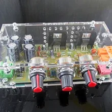 DIY Kit 18 Вт+ 18 Вт TDA2030A Hifi стерео усилитель мощности с оболочкой