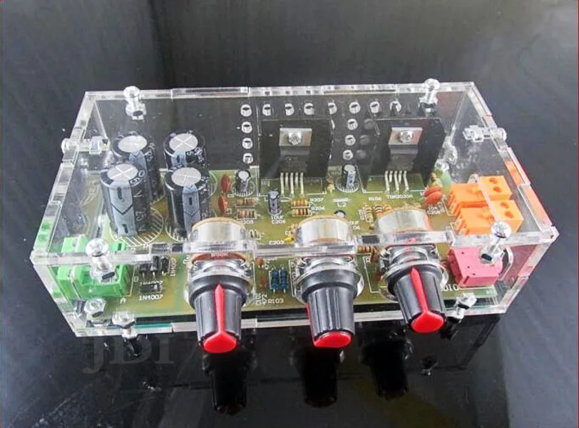 

DIY Kit 18W+18W TDA2030A Hifi stereo Power amplifier with shell