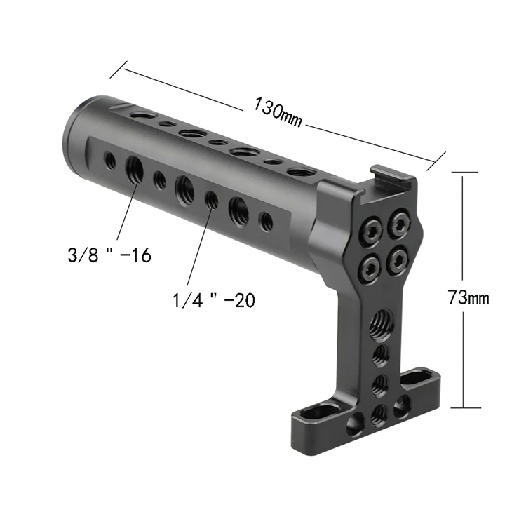 CAMVATE верхняя ручка для камеры Сырная Верхняя ручка для фотосъемки для DSLR Rig клетка с 2 винтами резьба комплект для фотостудии C1540
