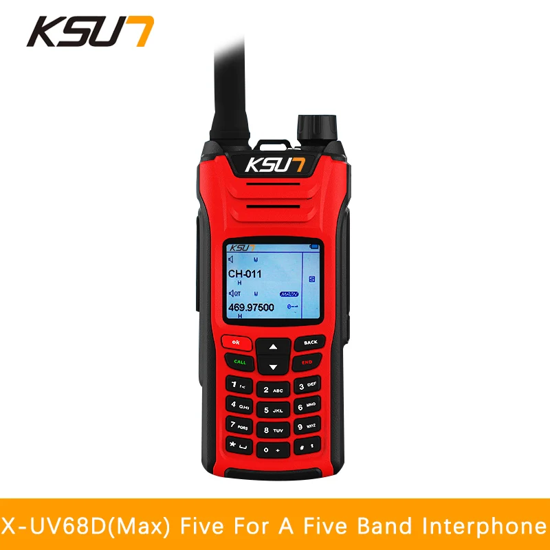 KSUN X-UV68D(MAX) walkie talkie 8W high power dual band Handheld Two Way Ham Radio Communicator HF Transceiver Amateur Handy KSUN X-UV68D(MAX) walkie talkie 8W high power dual band Handheld Two Way Ham Radio Communicator HF Transceiver Amateur Handy
