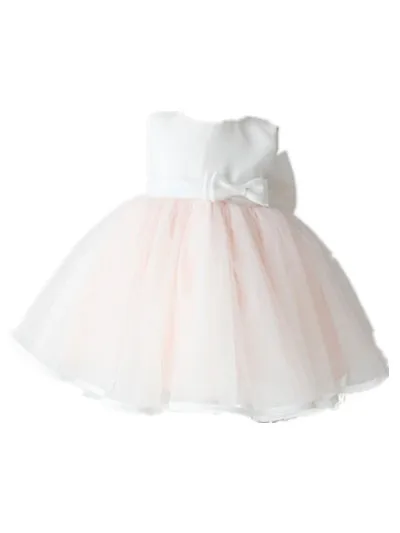 BABY WOW Baby Girl Christmas 1 Year Birthday Dress Baptism Party Wedding Infant Princess Sleeveless Evening
