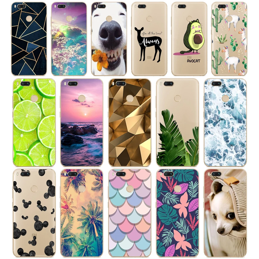 

10SX silicone Cover For Xiaomi MI A1 Case Full Protection Soft tpu Back Cover Phone Cases For Xiomi MI A1 bumper Coque