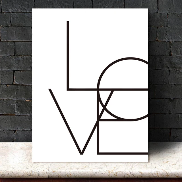 minimalist wall art home quote prints eyes on love decor posters