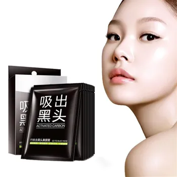 

10pcs/set Beauty Face Cosmetics Nose Facial mascara Black Head Blackhead Remover Mask facials puntos negros cravo pore strips