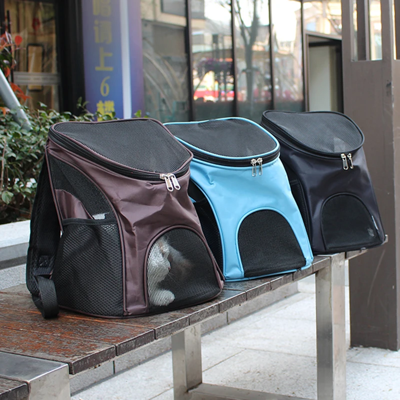Летний сетчатый рюкзак для собак для путешествий, дышащие сумки для переноски собак для маленьких собак, переноска для щенков, товары для животных mochila perro