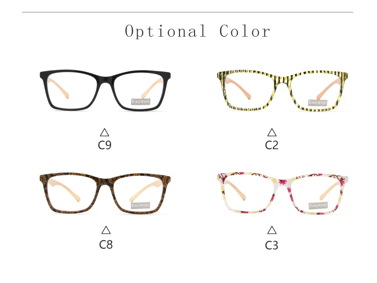 Женские дизайнерские очки, оправа по рецепту, оптическая оправа, кошачий глаз, желтые очки с весенним храмом, цветочный принт, много цветов