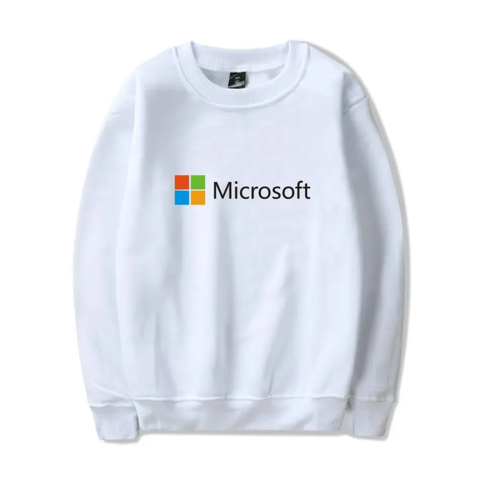 Толстовка с круглым вырезом и принтом логотипа google Microsoft спортивный костюм