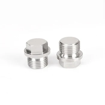 

5pcs M8 M10 M12 M14 M16 M18 M20 external hexagon screws flange bolt oil plug plugging blocking head bolts 304 stainless steel