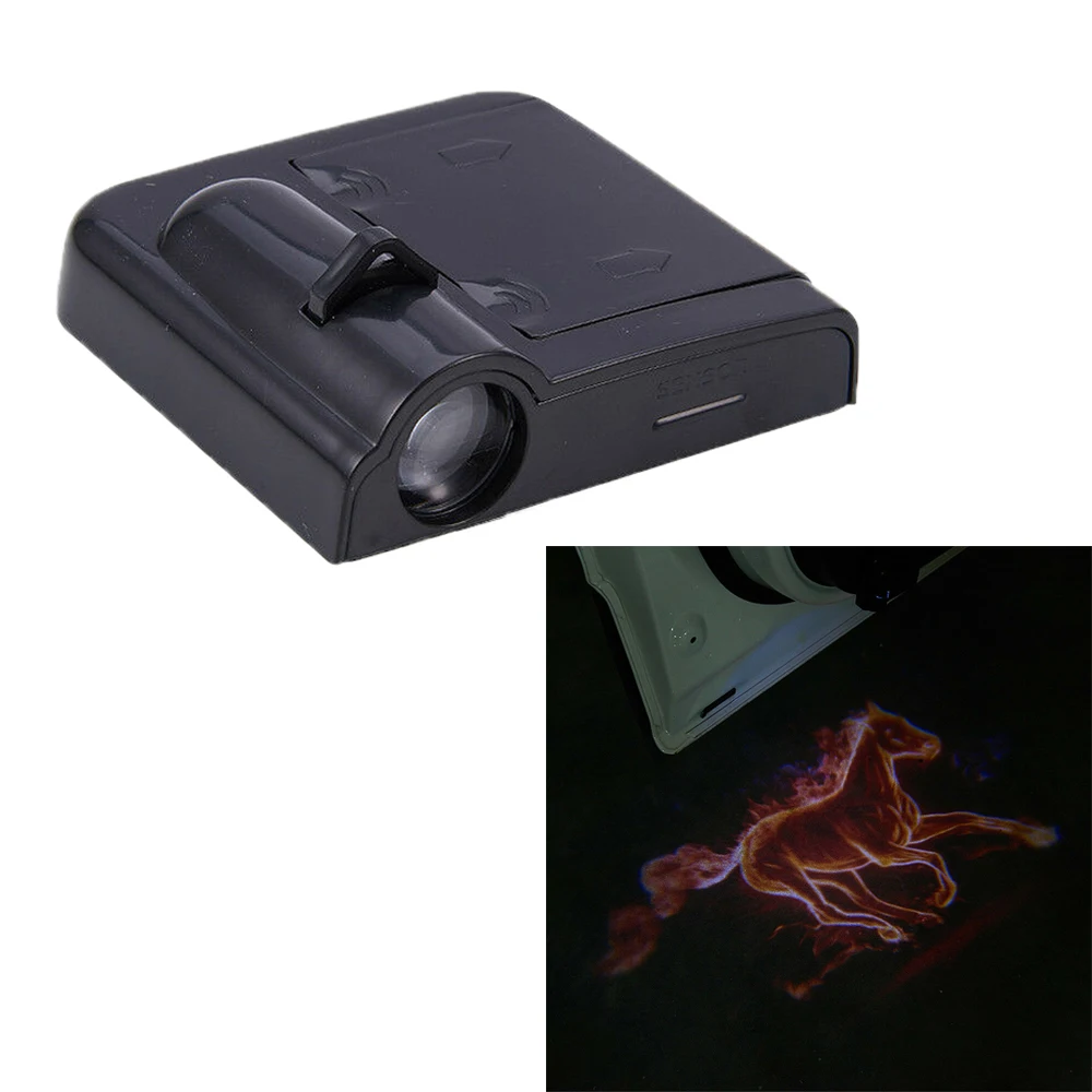 

1PCS Anti Rear-end Collision Led Safety Lamps Magnetic Wireless Led Car Door Welcome Laser Projector Logo Ghost Shadow Lights
