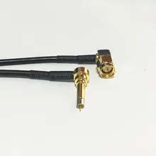 Провод для беспроводного модема SMA штекер под прямым углом к MS156 угловой разъем кабель RG174 20 см " оптом косичка