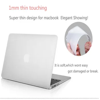 

Shell Case Semi Transparent Case Protector For Mac Book Pro 13.3 15.4 For Macbook Pro 13 Macbook Pro 15 2011 2012