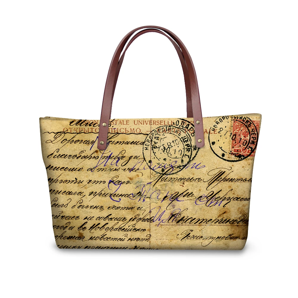 

Fashion Casual Women Handbags Vintage Large Capacity Ladies Shoulder Bags Brand Top-handle Pack Waterproof Retro Tote Big Bag