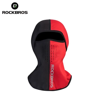 

ROCKBROS Winter Cycling Headwear Mask Cap Bicycle Fleece Thermal Keep Warm Riding Scarf Mask Caps Windproof Balaclava Polyester