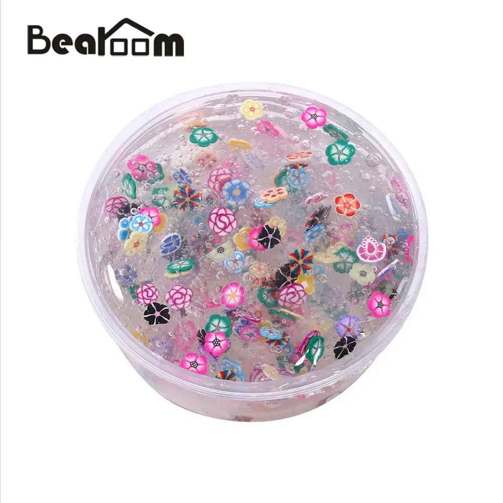 Bearoom Slime Toy Fruit Modeling Clay Funny Clear Clay Non Stick Hand Antistress Learning Education Toys For Children As Gift