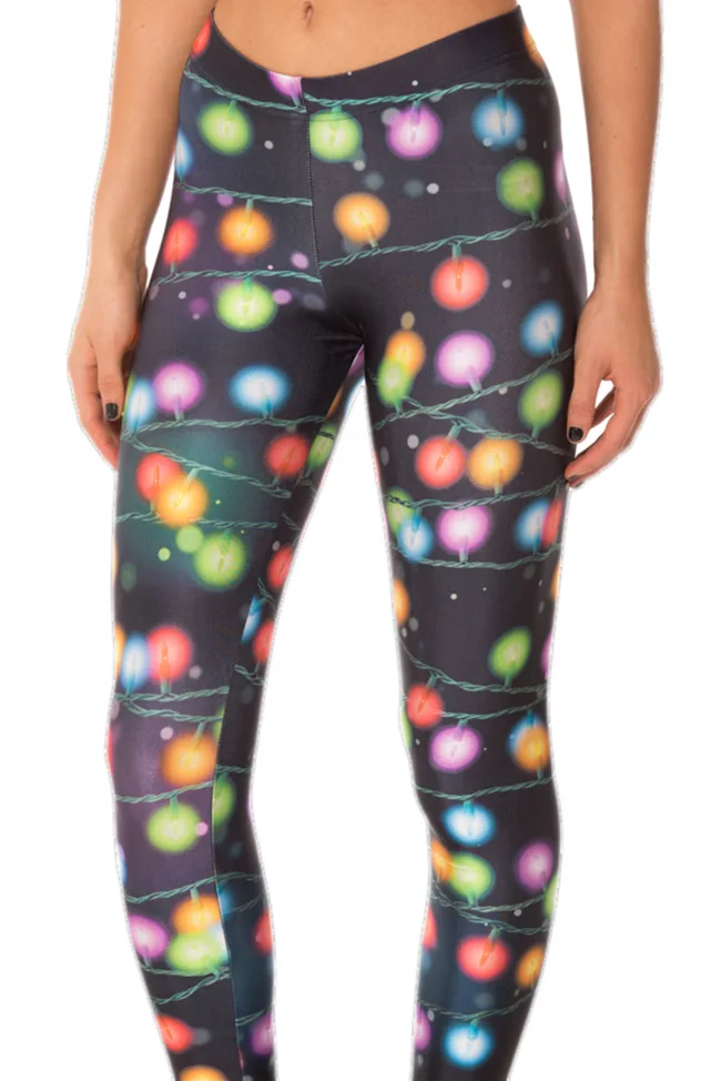 Sky цифровая печать опт и розница NiDeng Рождество Black milk Леггинсы Lgs3380 | Женская