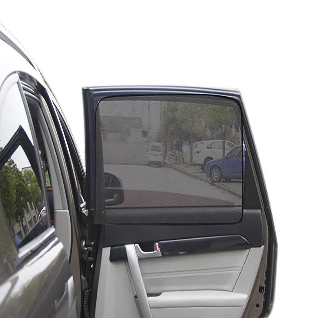 Сетчатый магнитный автомобильный солнцезащитный козырек для окна авто передний задний солнцезащитный козырек лобовое стекло солнцезащитные козырьки блочный чехол Автомобильная шторка солнцезащитный козырек 80x50 см - Цвет: back square