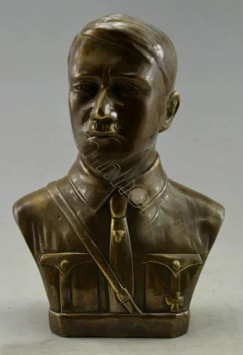 

Collectible Decorated Old Handwork Copper Carved Premier leader Statue