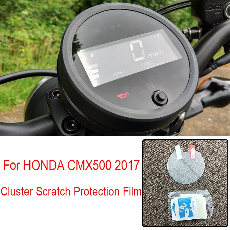 

For HONDA CMX500 CMX 500 2017 Cluster Scratch Protection Film Screen Protector Instrument Dashboard