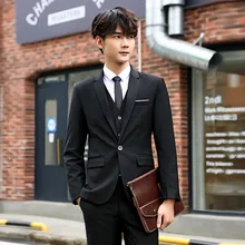 Новое поступление мужские terno masculino тонкие мужские свадебные костюмы для жениха мужская повседневная одежда Piece шт костюм жениха смокинги