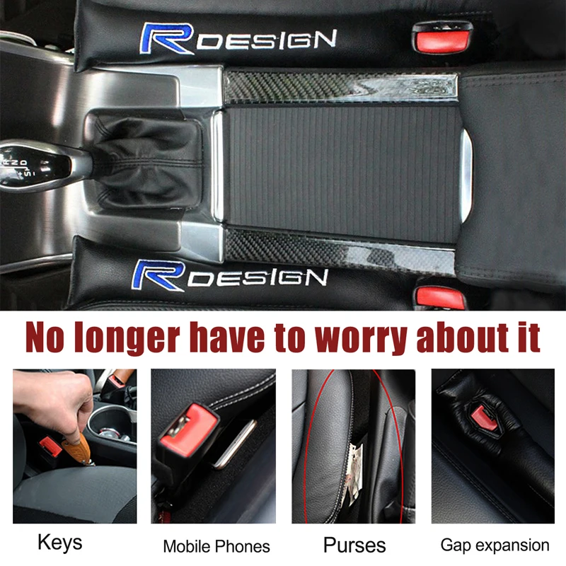 

2pcs Car styling Seat Gap Filler Pad Padding Spacer For Volvo S60 XC90 S80 V70 S40 XC60 XC70 V40 V50 V60 C30 S70 C70 850 940 740