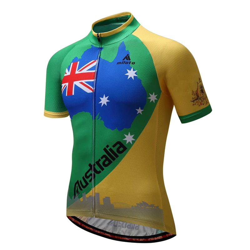 Australia team cycling jersey short sleeve only/ Pro MTB sport cycling