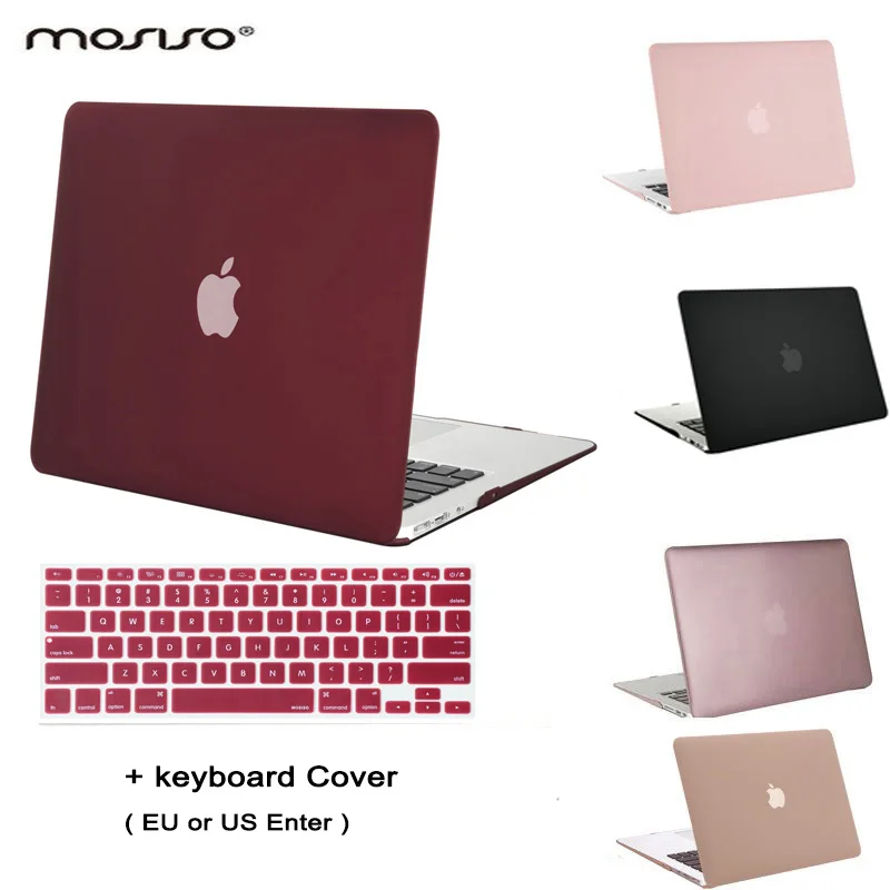 MOSISO Clear Matt Mac Air 13 Plastic Case Laptop Shell Hard Cover for