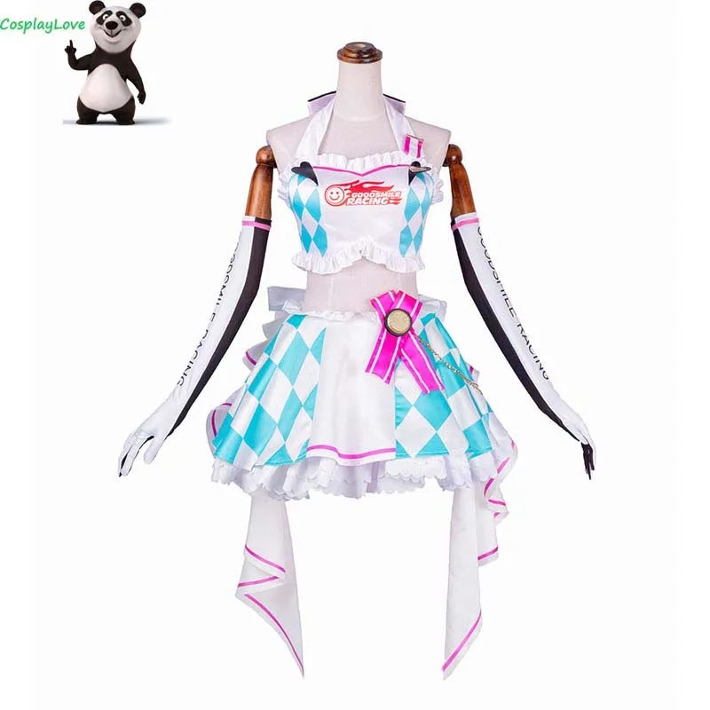 CosplayLove VOCALOID Rennwagen гоночный автомобиль Miku костюм косплей платье для девочки